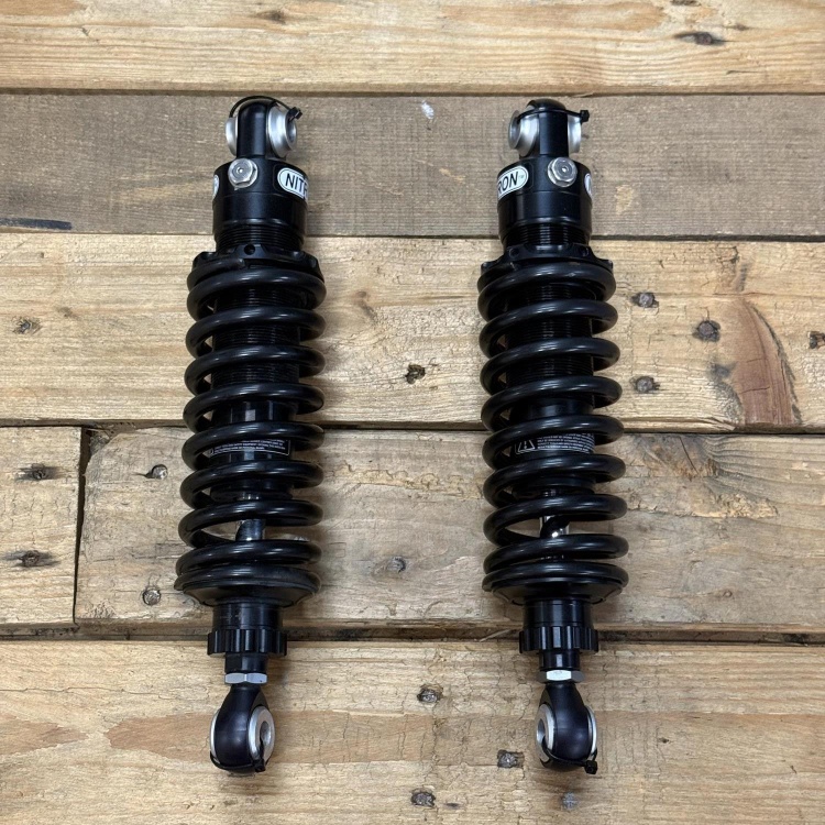 Nitron NTR Street Twin Shocks for Indian Scout Stealth Black